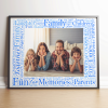 Word Art Photo Frame – Personalised Gift Anniversary Gifts