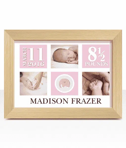 Personalised Baby Girl Photo Gift Baby Shower Gifts
