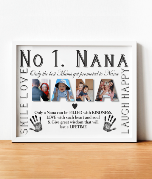 No 1 NANA Personalised Photo Gift Gifts For Grandparents