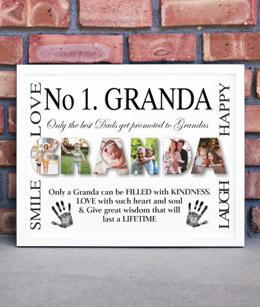 No 1 GRANDA Personalised Photo Gift Fathers Day Gifts