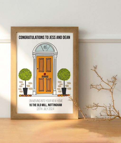 Congratulations On Your New Home Gift – Personalised Housewarming Gift Family