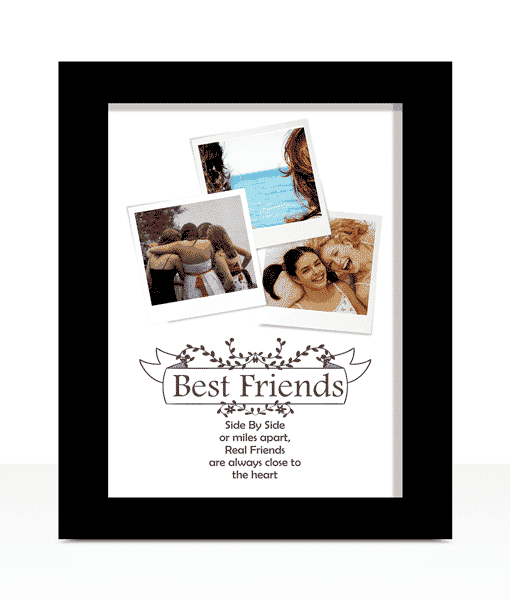 Best Friends Personalised Photo Collage Print Gift Gifts For Friends