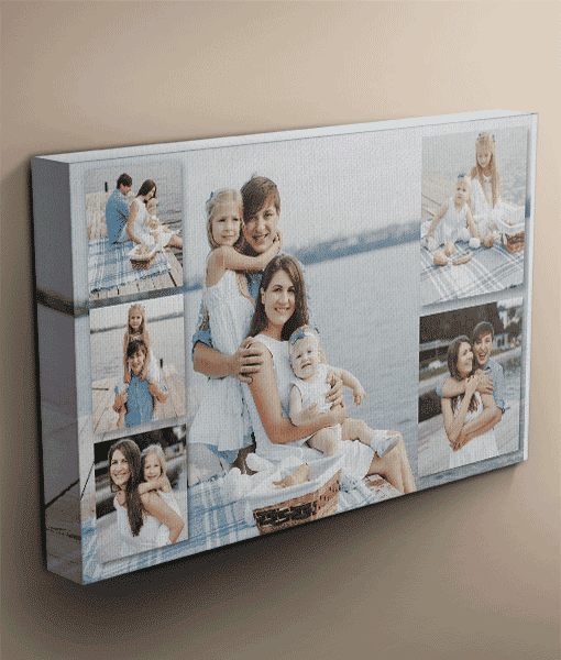 6 Photo Collage Canvas Print Photo Gifts