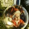 Personalised Christmas Tree Photo Baubles Baby Shower Gifts