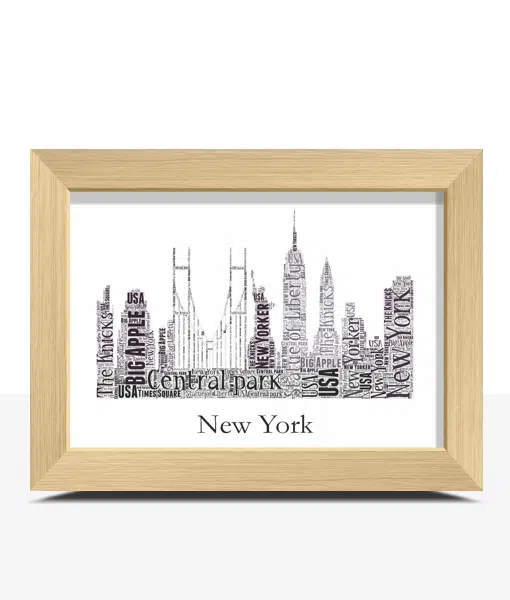 New York Sign Framed Print