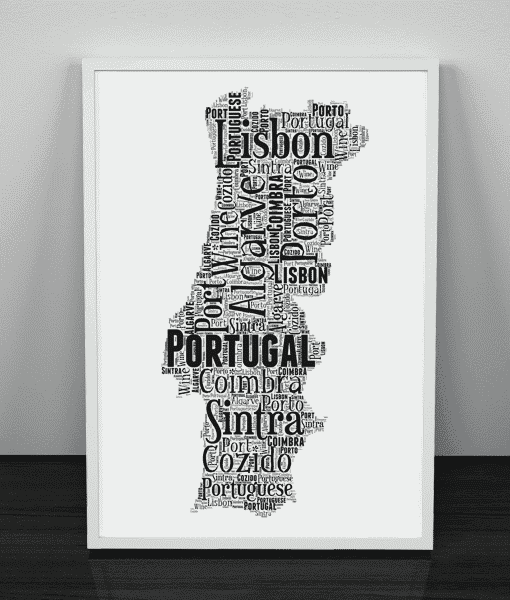 Add All Your Own Words Personalised Cyprus Word Art Map Cypriot Word Art