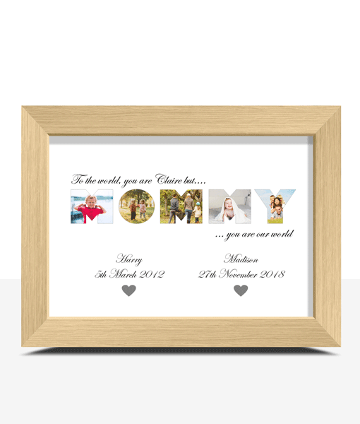 Personalised MOMMY Photo Print – Surprise Mom with Memories Gifts For Her