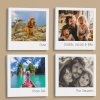 X4 Photo Canvases With Text – Wall Display Anniversary Gifts