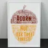 Acorn Word Art