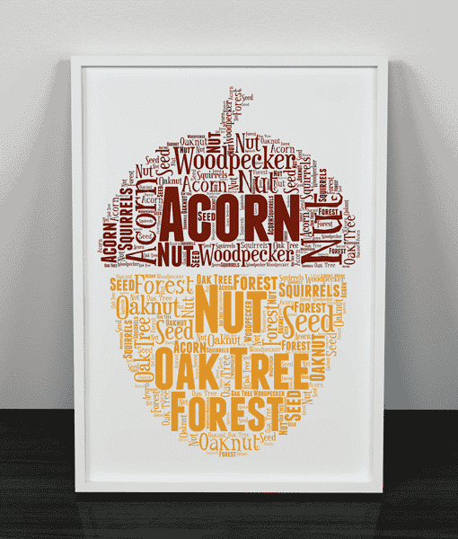 Acorn Word Art