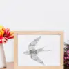 Personalised Flying Bird Word Art Print Animal Prints
