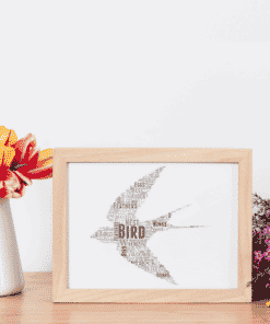 Details about   Personalised Word Art Print BIRD EAGLE Ideal gift for couple on Christmas 