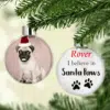 Personalised Christmas Pet Photo Bauble Decoration Christmas