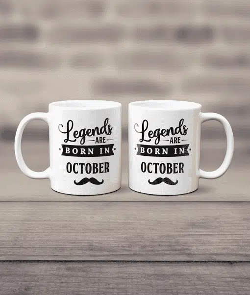 Mug – Legends Are Born In.. Birthday Gifts