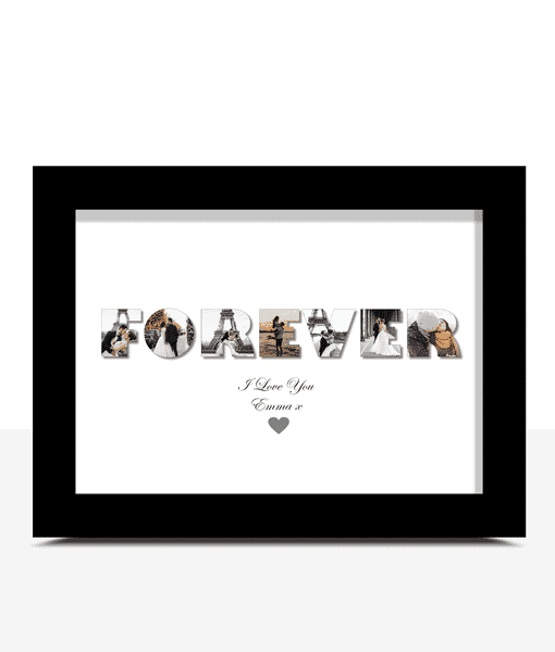 Personalised FOREVER Photo Gift Anniversary Gifts
