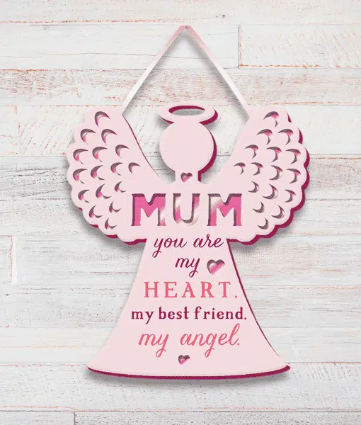 Mum, My Best Friend, My Angel – Plaque Family