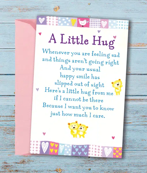 A Little Hug – Sentimental Wallet Card