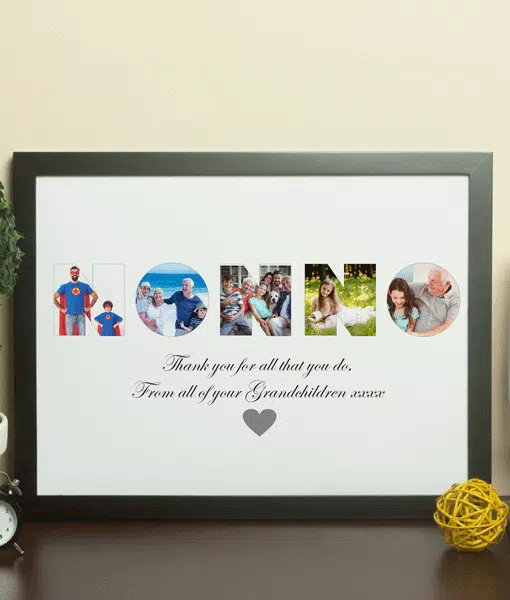 Personalised NONNO Photo Gift Gifts For Grandparents
