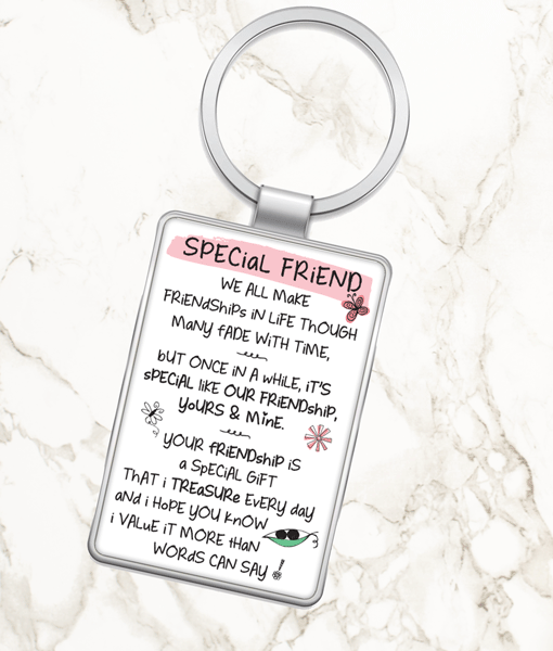 Special Friend – Metal Keyring Gifts For Friends