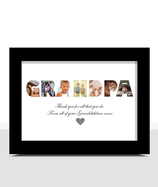 Personalised GRANDPA Photo Gift Fathers Day Gifts