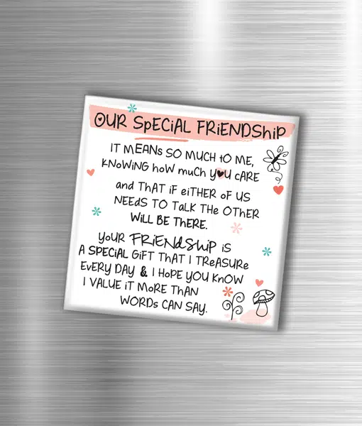 Our Special Friendship – Fridge Magnet Birthday Gifts