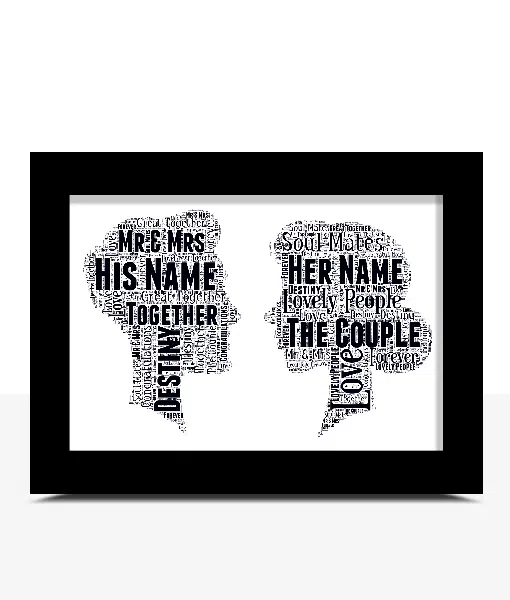 The Perfect Couple – Word Art Gift Gifts For Couples