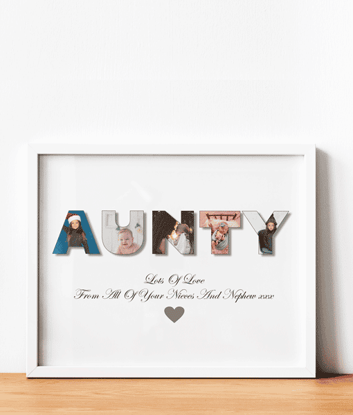 Personalised AUNTY Photo Gift Gifts For Her