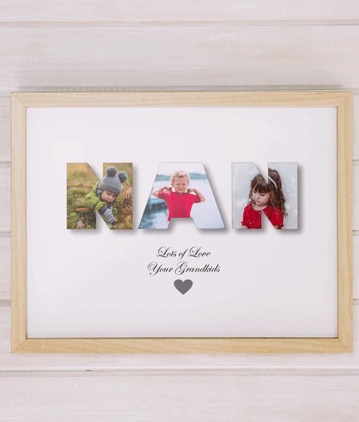 Personalised NAN Photo Gift Gifts For Grandparents
