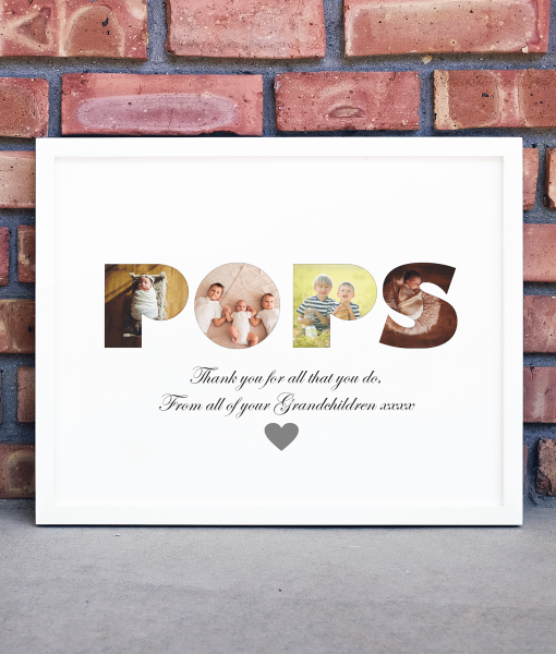 Personalised POPS Photo Gift Gifts For Grandparents