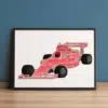 Formula 1 Racing Car Word Art Print – Racing Fan Gift Gifts For Children
