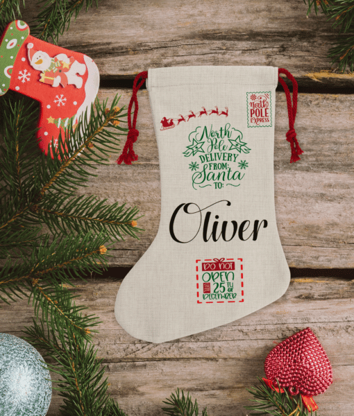 Personalised Children’s Traditional Christmas Stocking Christmas