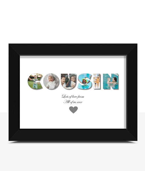 Personalised COUSIN Photo Gift Photo Gifts