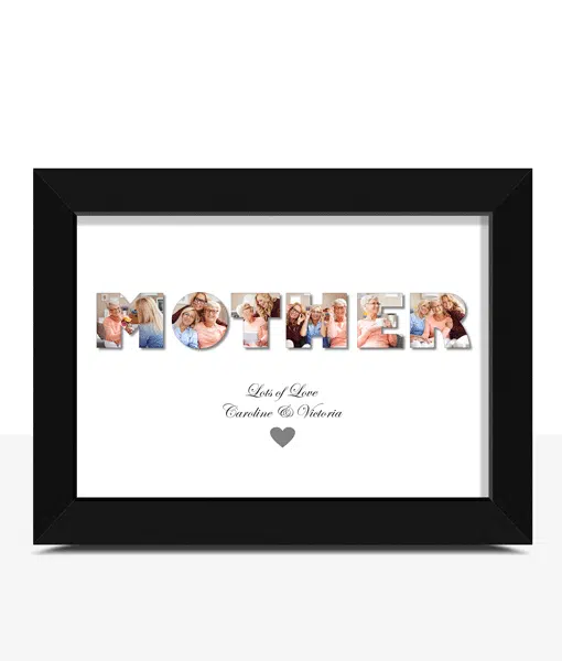 MOTHER – Personalised Photo Collage Frame Gift Gifts For Mum