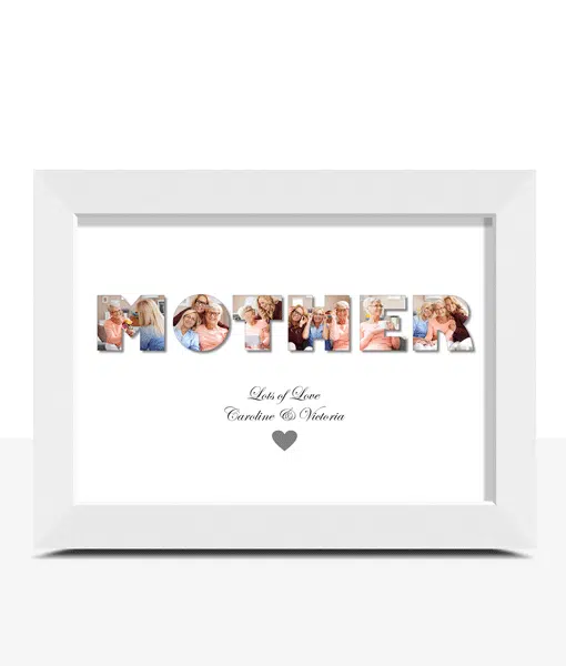 MOTHER – Personalised Photo Collage Frame Gift Gifts For Mum