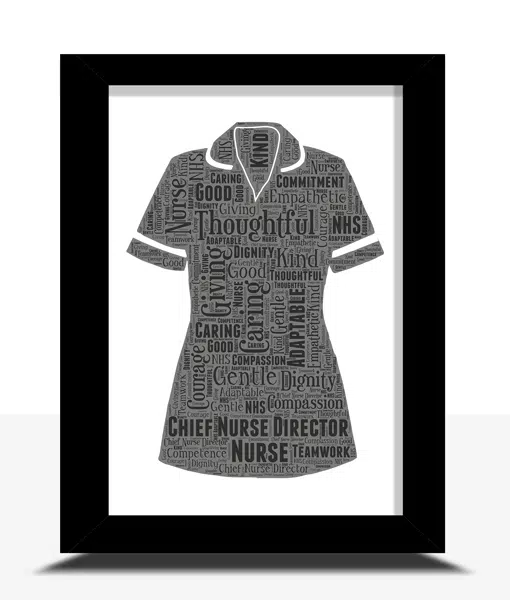 Chief Nurse Director – Personalised Word Art Gift Healthcare Gifts