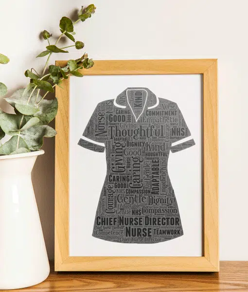 Chief Nurse Director – Personalised Word Art Gift Healthcare Gifts