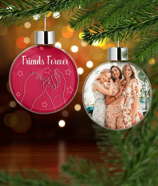 Best Friend Pinky Promise Christmas Bauble Christmas