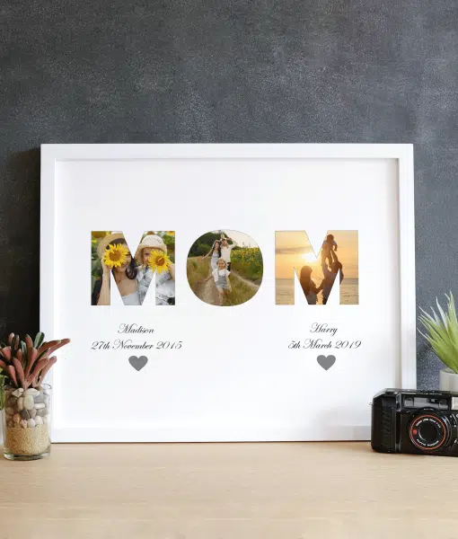MOM Photo Word Art Gift Gifts For Her