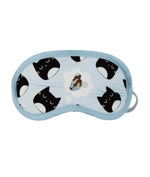 Feline Fine Cat Travel Pillow & Eye Mask Set