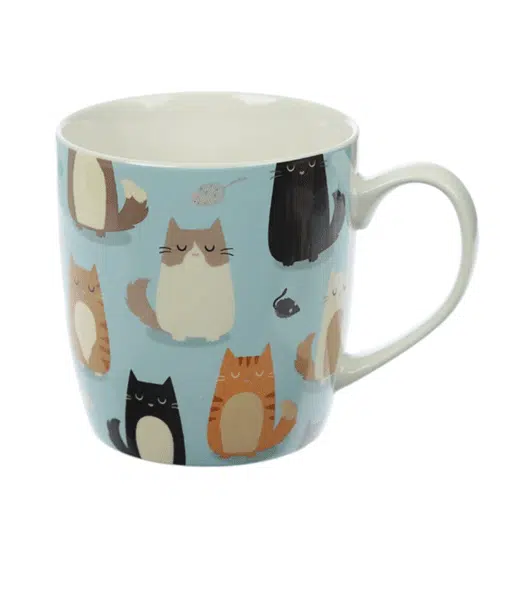 Feline Fine Cat Design Collectable Porcelain Mug