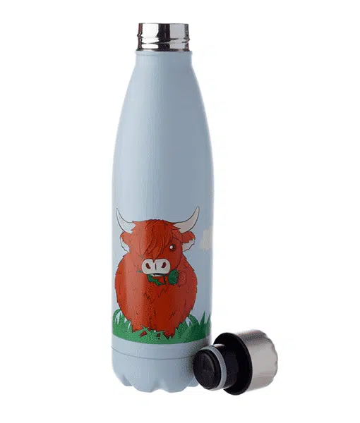 Highland Cow Stainless Steel Insulated Drinks Bottle