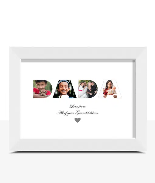 Personalised DADA Gift – Photo Print Fathers Day Gifts