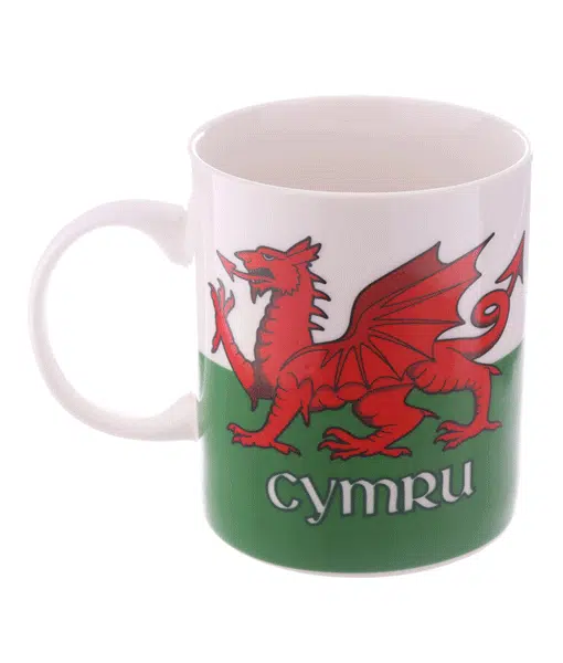 Cymru Wales Mug – Welsh Dragon Mug – With Gift Box