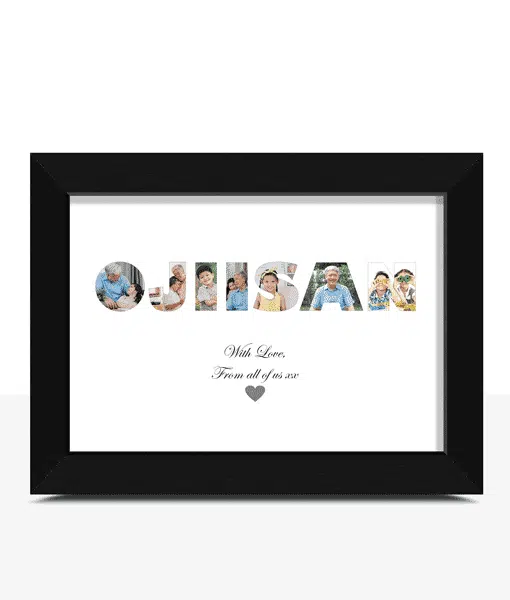 Personalised OJIISAN Photo Print Gift Fathers Day Gifts
