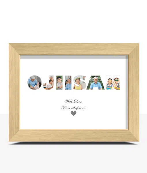 Personalised OJIISAN Photo Print Gift Fathers Day Gifts