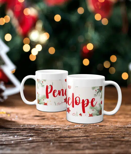 Personalised Child’s Christmas Mug With Name Christmas