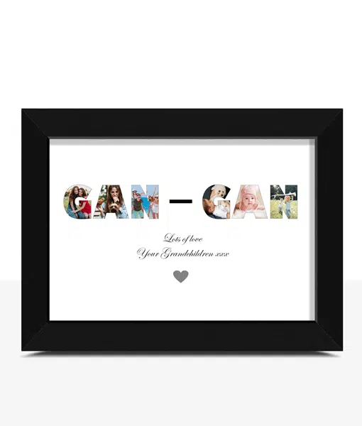 Personalised GAN GAN Photo Collage Frame Gift Fathers Day Gifts
