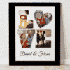 Personalised LOVE Photo Gift Print Engagement Gifts