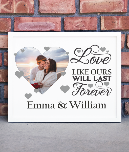 Love Like Ours Photo Frame – Personalised Gift for Couple Gifts For Couples