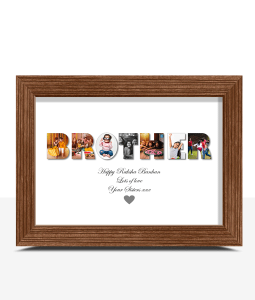 Personalised BROTHER Photo Print Gift Brother